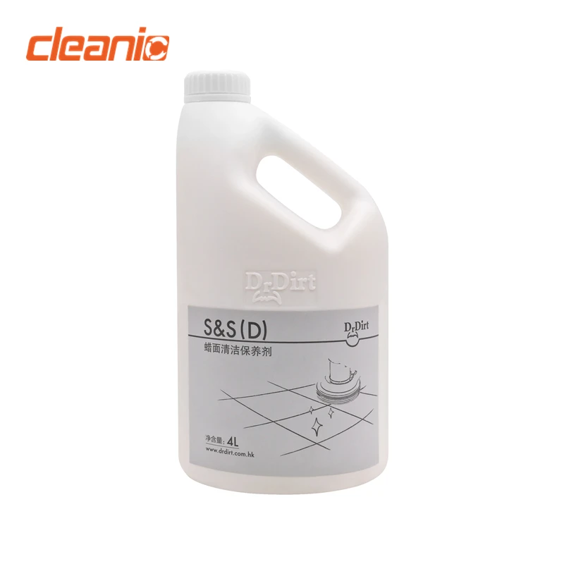 Commercial rinse free detergent universal waxed marble hard floor cleaner liquid for floor scrubbing machine