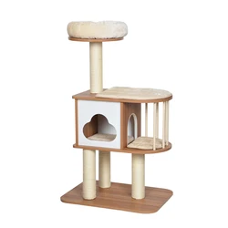 Wholesale most popular cat tree parts kitten cat scratcher tower tree