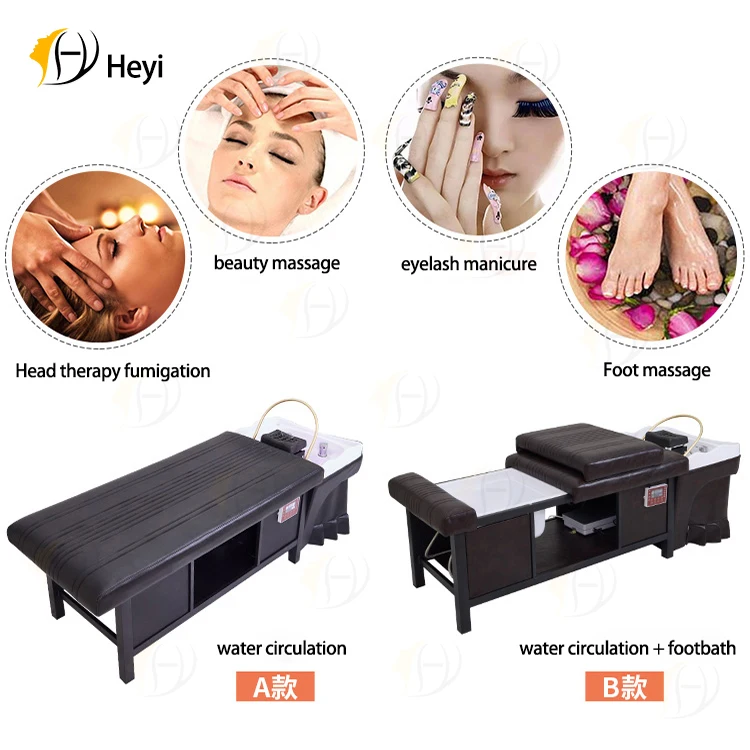 thai washing hair beauty salon head spa electric pedicure massage shampoo bed chair