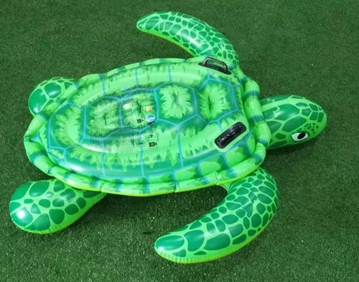 Inflatable Turtle Swimming Pool Floating Rider Pool Water Bed