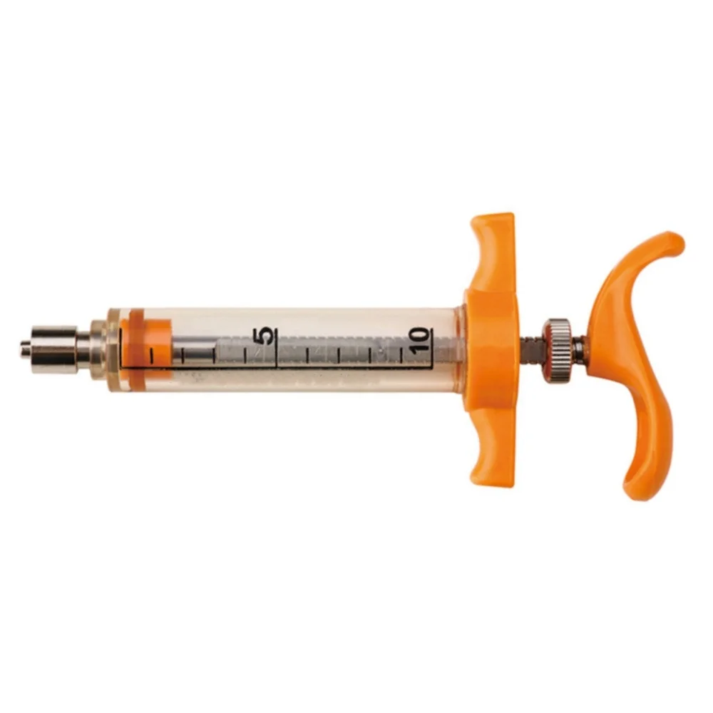 10ml  20ml TPX Material Livestock Veterinary Syringe Animal Health Plastic Steel Injector