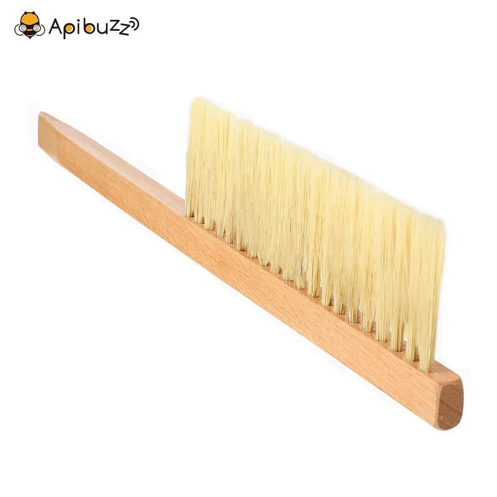 Bristle Bee Brush Wooden Handle Honey Comb Tools Remove Bees Apiculture Beekeeping Equipment Apicultura