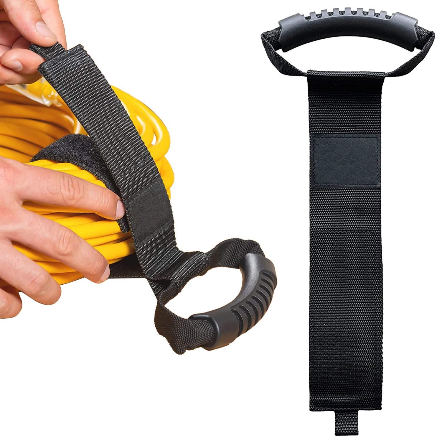 Сверхпрочные бархатные ремни для хранения крючок и петля удлинительного шнура с резиновой ручкой органайзер шнур держатель