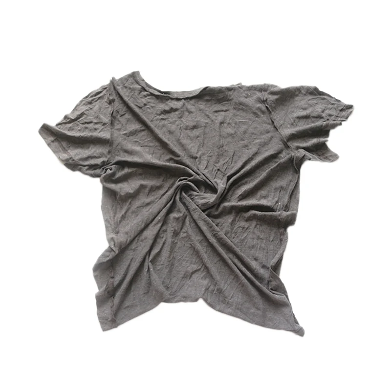 Chile trapos industriales 10kg 25kg package bag of rags multi purpose clothes rags fabric cut pieces dark colored t shirt rags