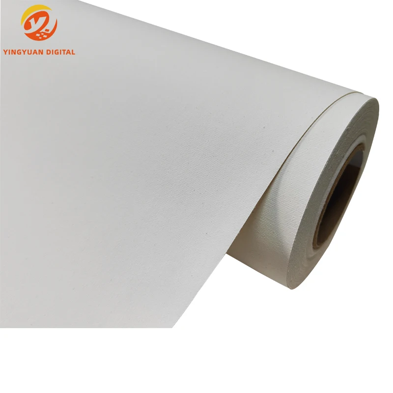 24 inch x 18m Waterproof Matte printer Print 100% Cotton gallery Inkjet Fine Art Canvas For Epson/Canon/HP