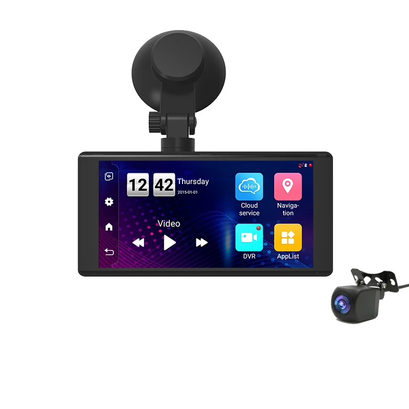 5.18 inch 4G Android 8.1 Car GPS Navigation RAM 2GB + ROM 16GB Dashcam ADAS FHD 1080P Car Video Recorder WiFi Remote Monitoring