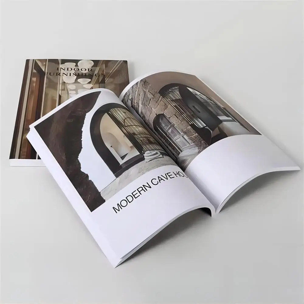 Simple Modern Simulation Decorative Book Model Room Light Luxury Decorations Ornaments English Soft Leather Magazine
