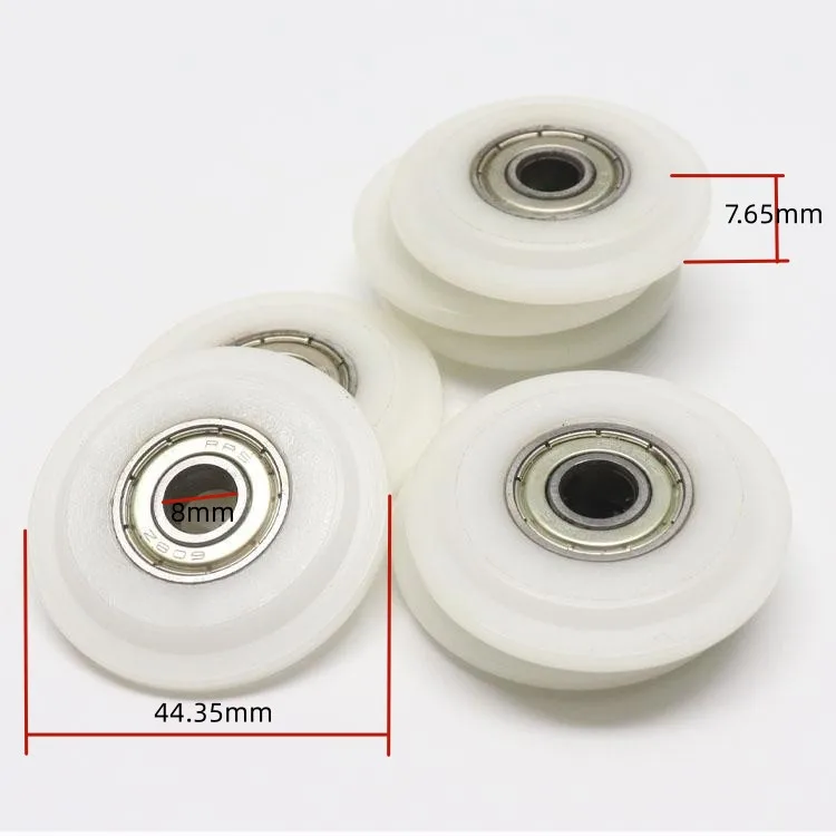Plastic Nylon roller pulley 608 Y type POM roller pulley wheel for sliding door window