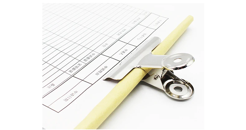 
China manufacturers stationary 19 mm Metal Silver paper binder clips for school office 