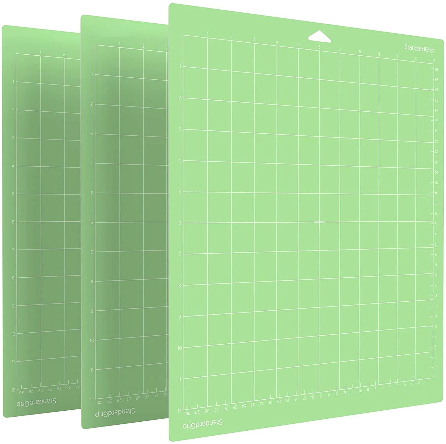 Stronggrip Standard Grip Cutting Mat 12x12' Adhesive Sticky Green Quilting Cricket Replacement Accessories for Cricut