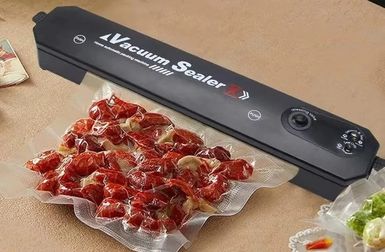 Household Plastic Bag Portable Automatic Food Vacuum Sealer Packing Machine Quantity Power Time Dimensions