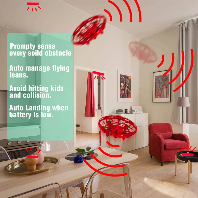 Hot Sell Mini Flying Magic Induction Nova Fly Pro UFO Toy with LED light