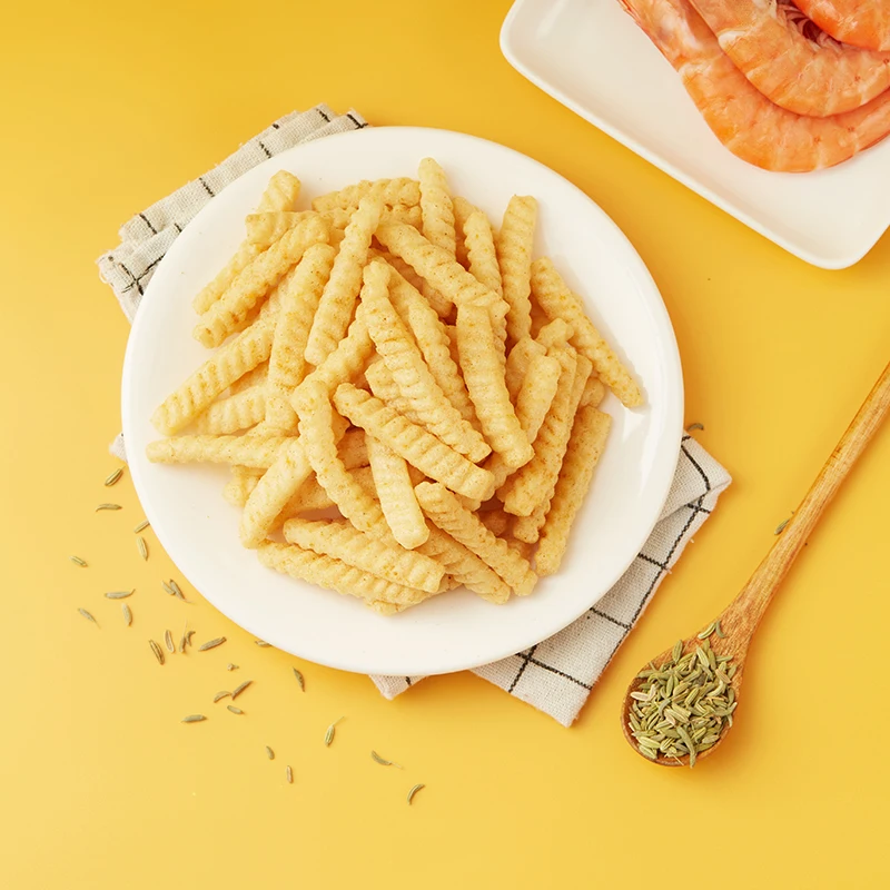 Baixiang Delicious Seafood Shrimp Flavor Biscuit Wholesale Fried Snack Delicious Snack
