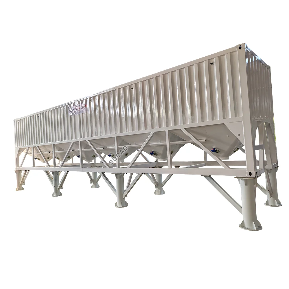 Great economy silo tank container Horizontal Silo 100 Tons Capacity for Large Scale Storage