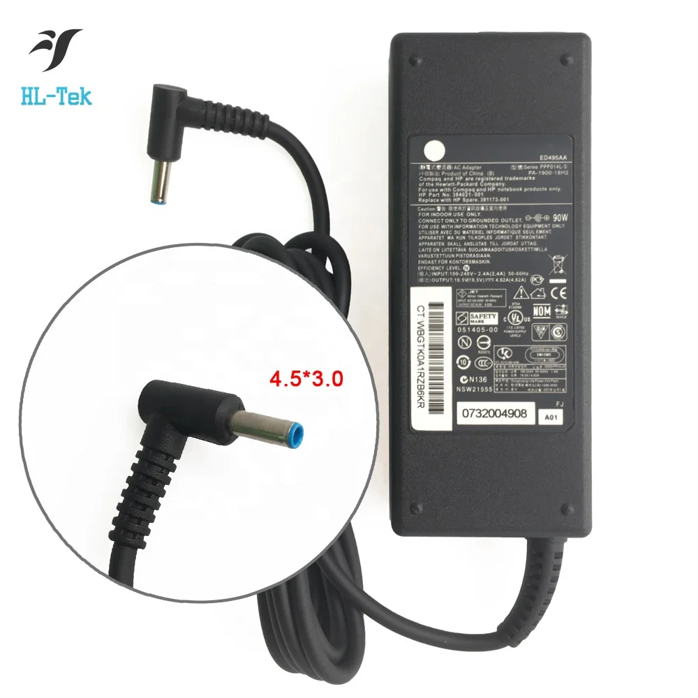 Подлинная Новый 19,5 V 4.62A 90w адаптер питания для ноутбука hp Pavilion Envy разделение синий наконечник