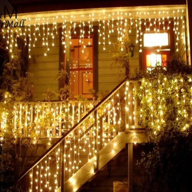 China best selling christmas items outdoor cheap decorative led christmas curtain waterfall lights