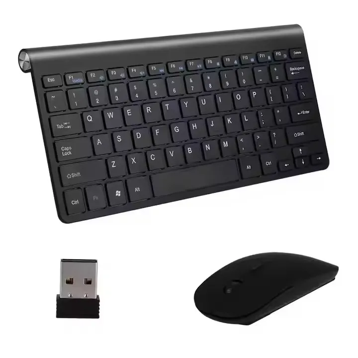 In stock 2.4G Mini Keyboard Mouse Combos Mouse Gaming Wireless Portable Wireless 78 keys Keyboard Mouse Set for Laptop