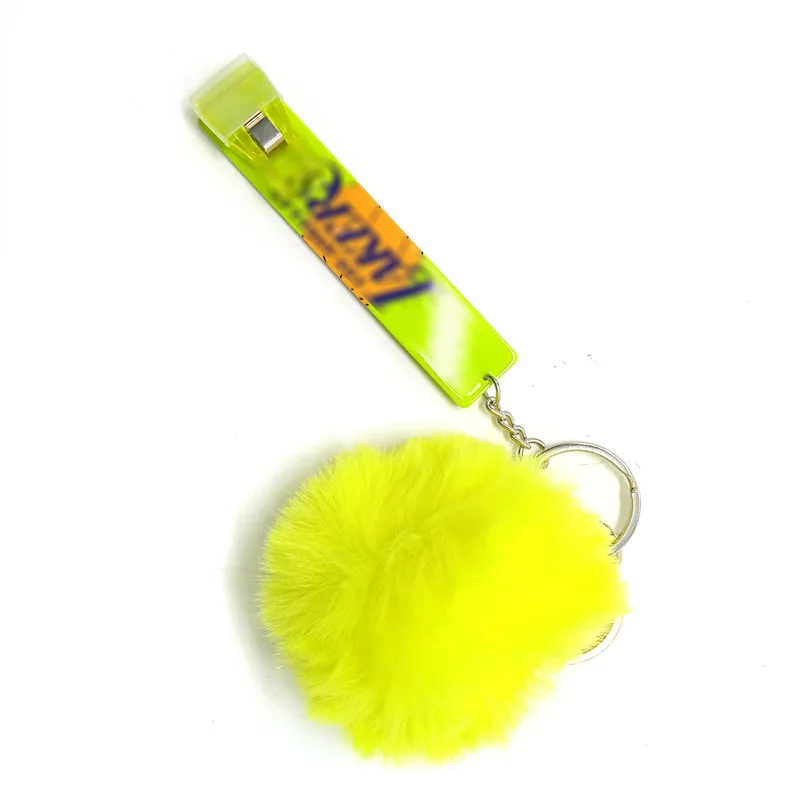 12pcs/set fashion self defense keychain set tools products self defense keychain for women Card Puller grabber for long nails