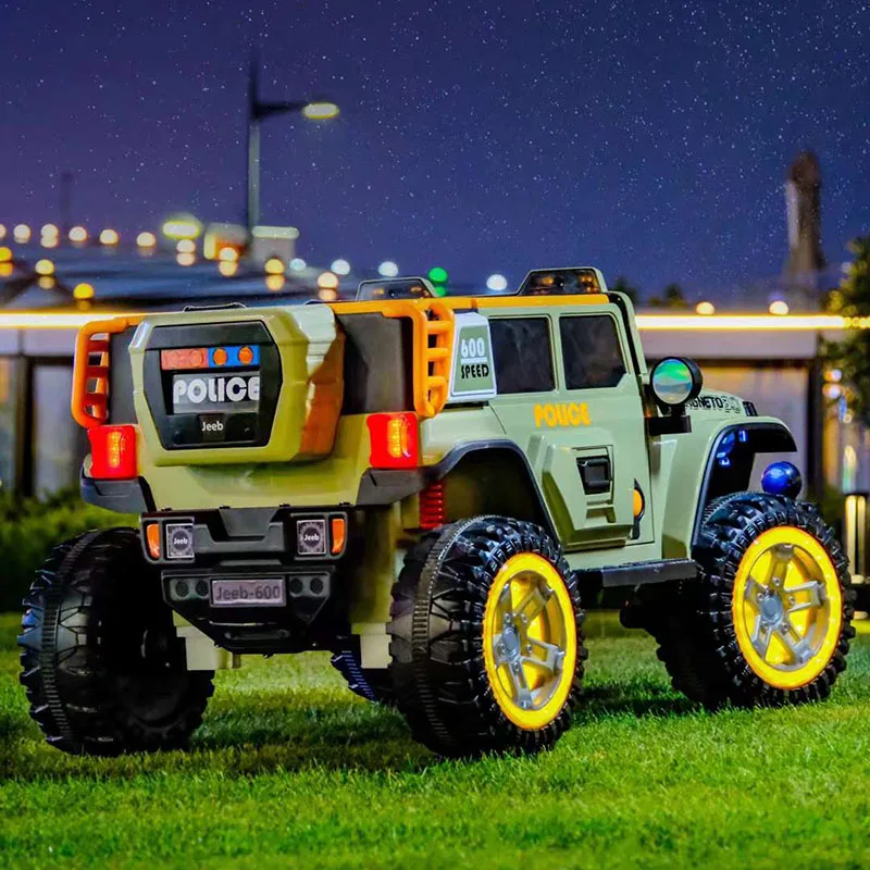 2024 New Model 12V Big Kids Car Powerful Electric Beautiful Colorful LED Lights Kids Ride On Car