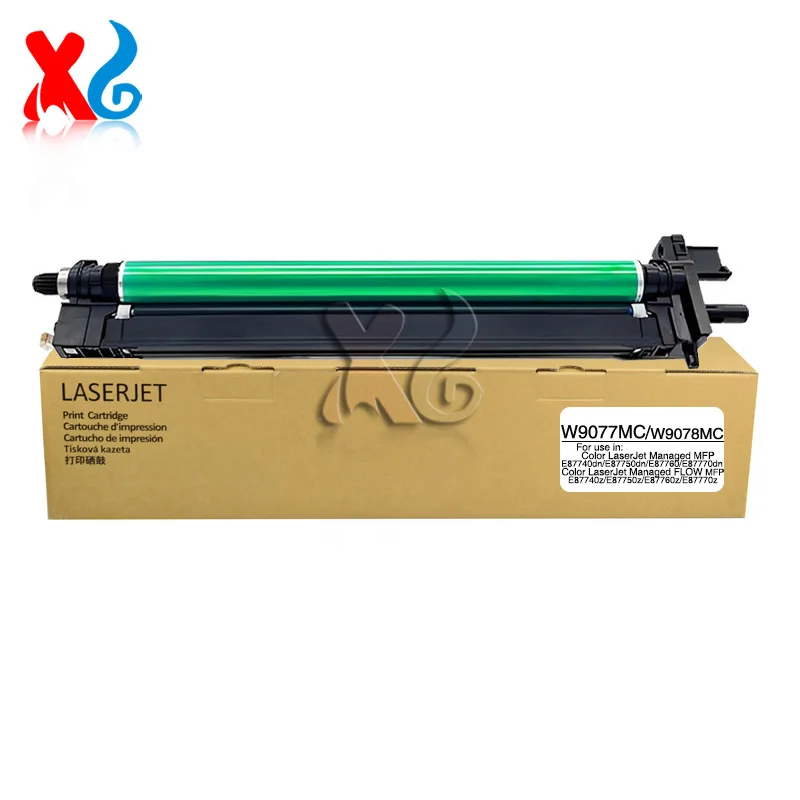 Барабанный блок W9077MC W9078MC совместимый с цветным лазерным управлением HP MFP E87740 E87750 E87760 E87770 E87740dn E87770z 300K страниц