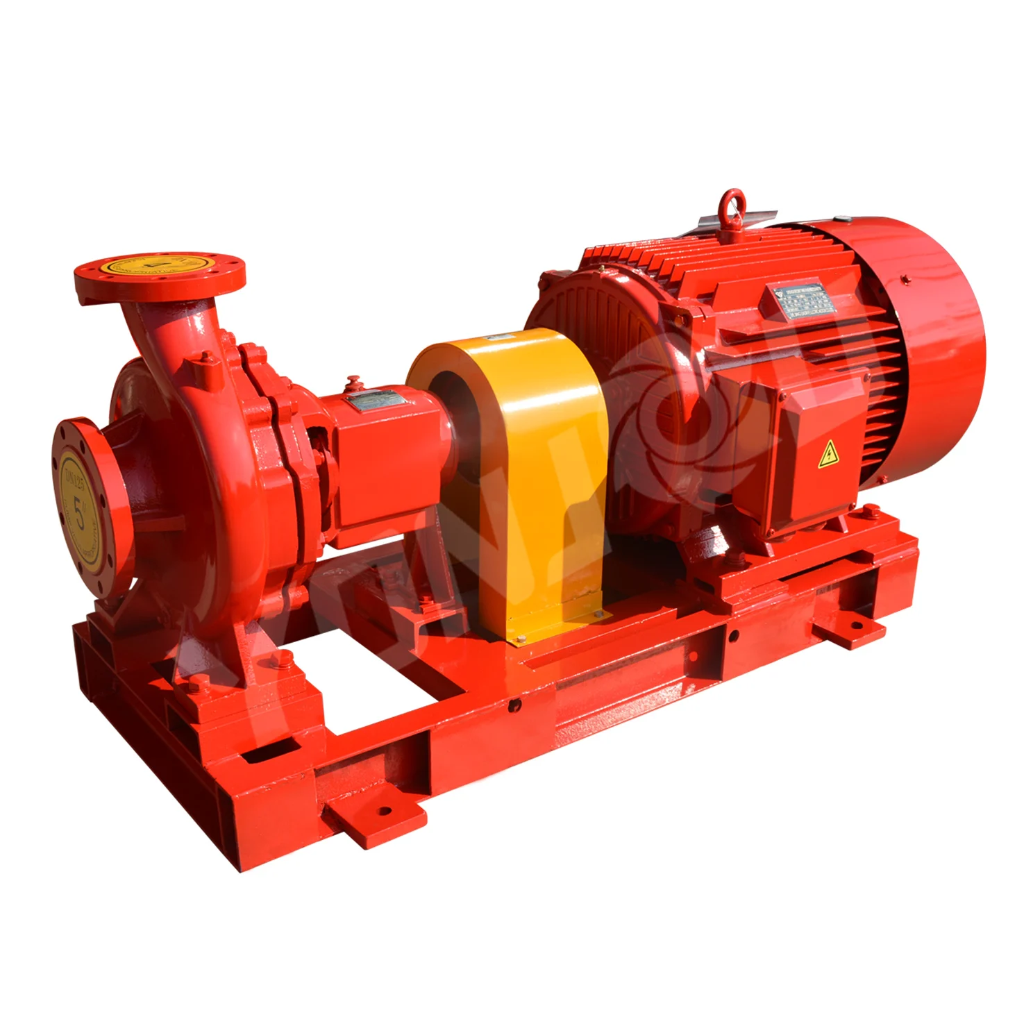 YONJOU Centrifugal Close-Coupled End Suction  Heavy Duty Agricultural Water Pump 75hp for Irrigation