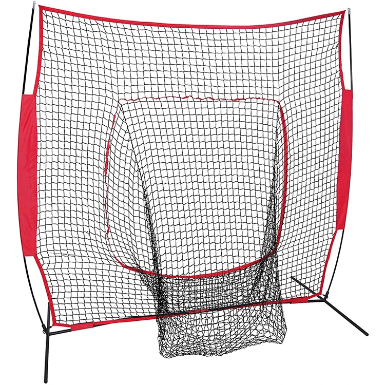 7 Ft. Baseball & Softball T-Ball Practice Net with Strike Zone