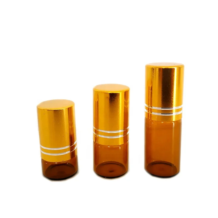 
Sample perfume bottles 1ml 2ml 3ml glass roller on bottle black white clear roll on bottle vial for perfume yellow pink color 