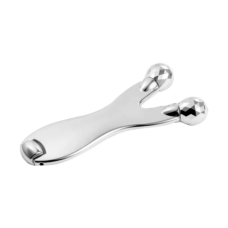 Free Shipping Gua Sha Facial Massager Tool Silver Guasha Scraper Body Face Nose Massage Trigger Point Massager