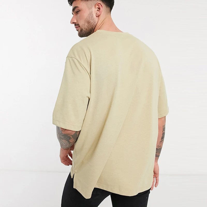 Latest casual design 100%cotton unisex custom tshirt men oversized tshirt 280 grams