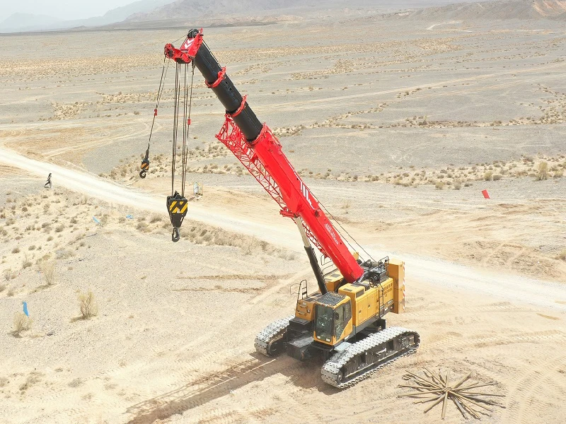Brand New 60m Lifting 130 Ton Crawler Crane SCC1300TB Crawler Telescopic Arm Crane with Spare Parts for Hot Sale