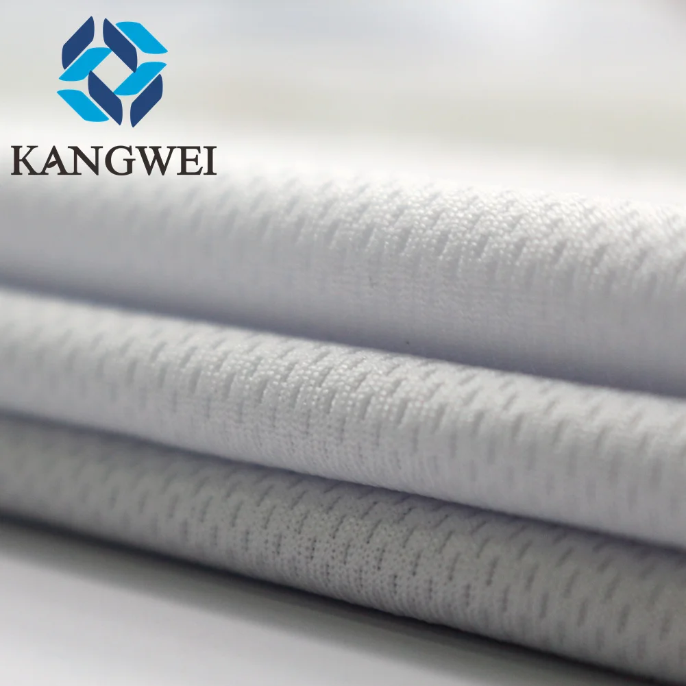 GRS 100% Recycled Polyester Bird Eye Basketball Sportswear Fabric Dry Fit For Sublimation