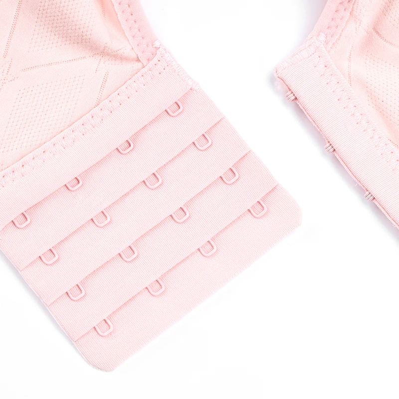 
Whosale maternity bra breathable thin and light gauze design sexy lace prevent sagging breastfeeding front open nursing bras 