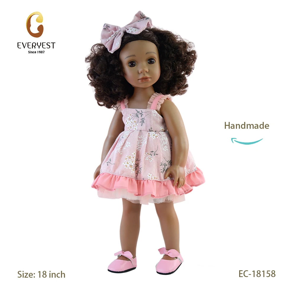 Good Selling 24 Inch Soft Silicone Vinyl Baby Doll 18 Inch  American Doll Girls With Beautiful Clothes