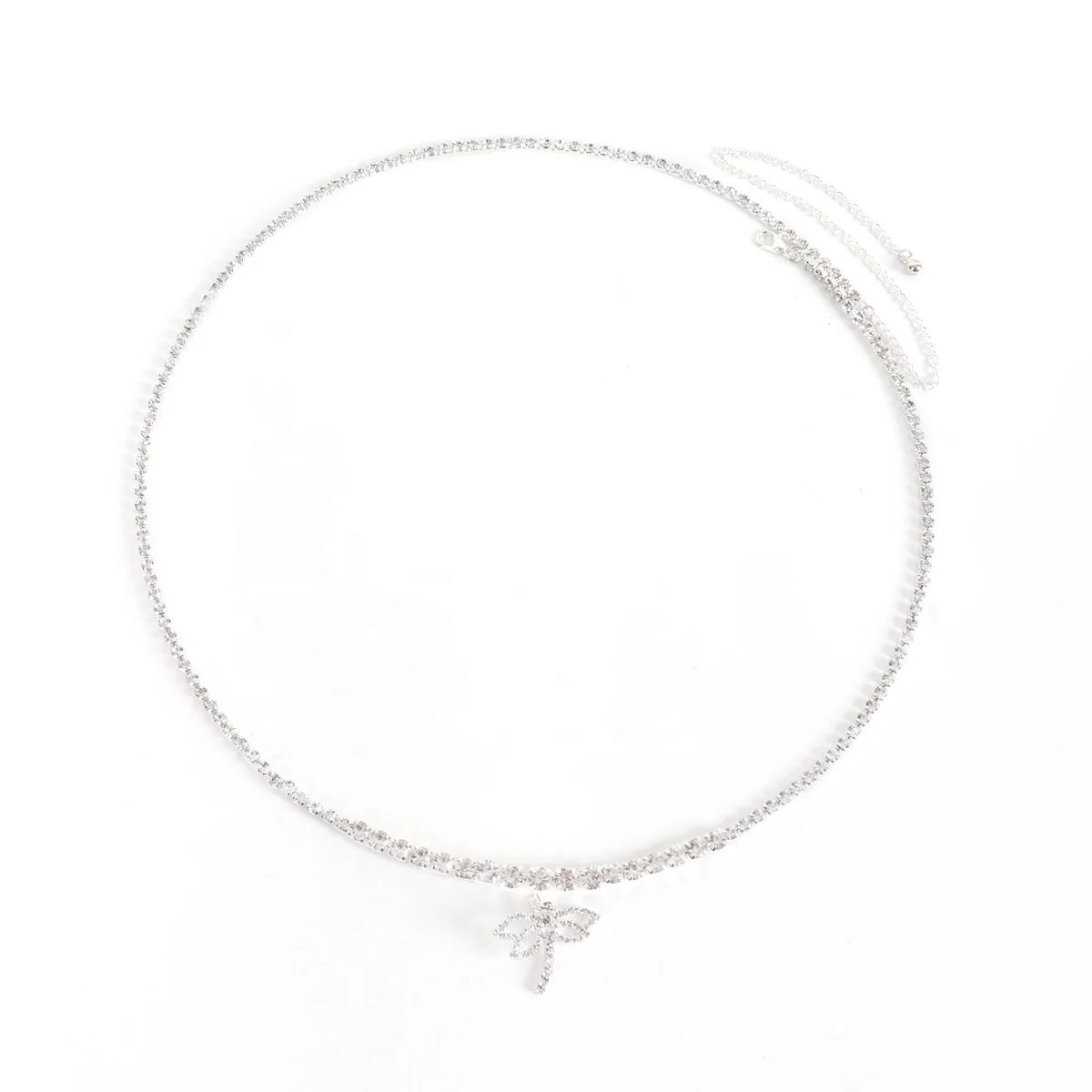 Женская цепочка со стразами, цепочка на талию в виде насекомого, стрекозы, украшение для тела, бикини, Пляжное Ювелирное Украшение