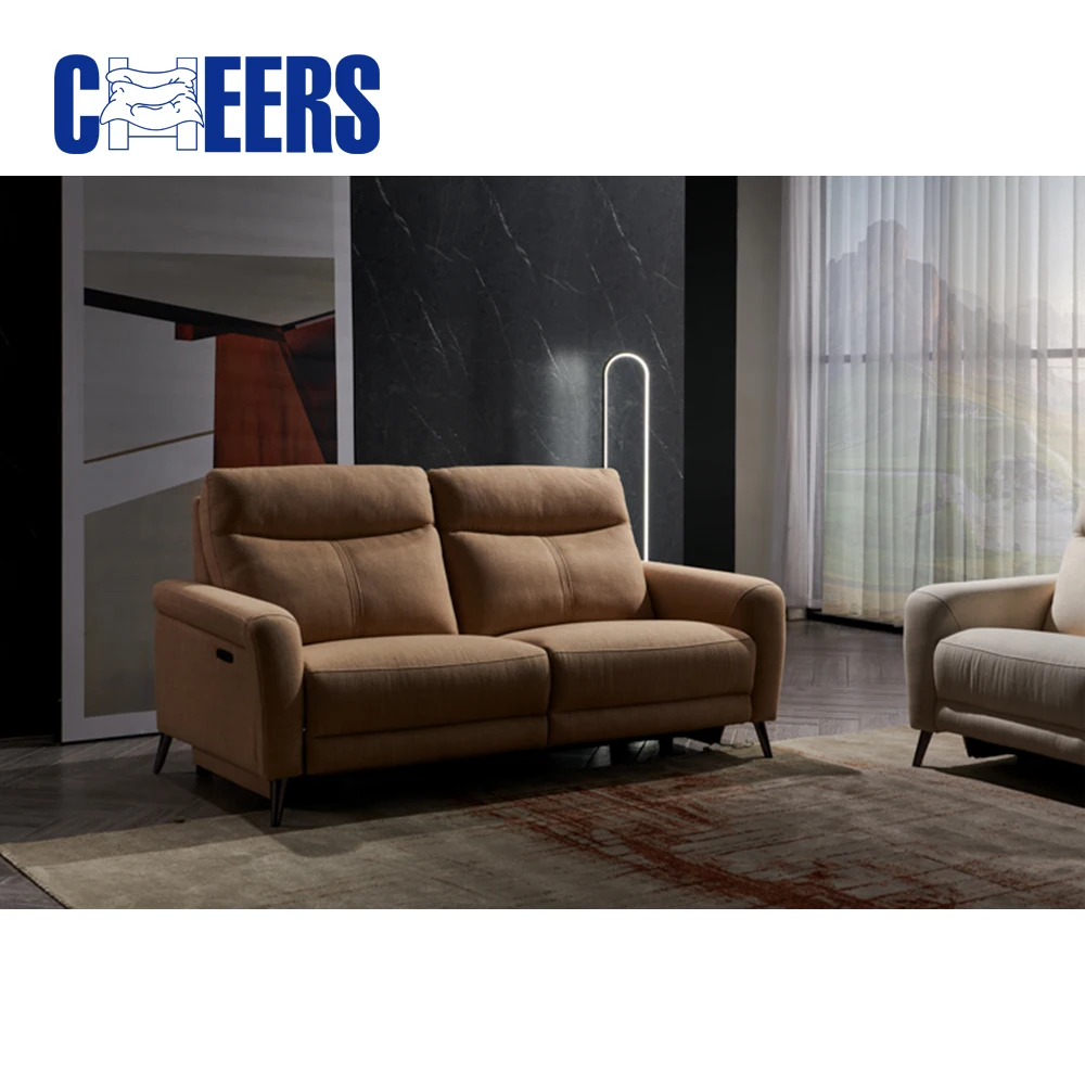 MANWAH CHEERS modern design  Living Room house using Reclining Fabric Sofa set
