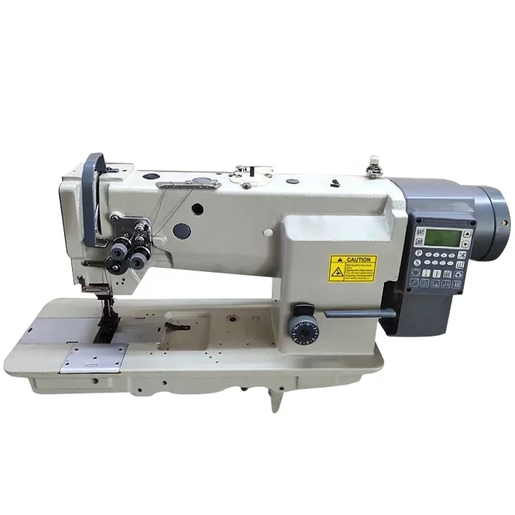 New Automatic Long Arm 2-needle Computerized Compound Feed Industrial Lockstitch Sewing Machine