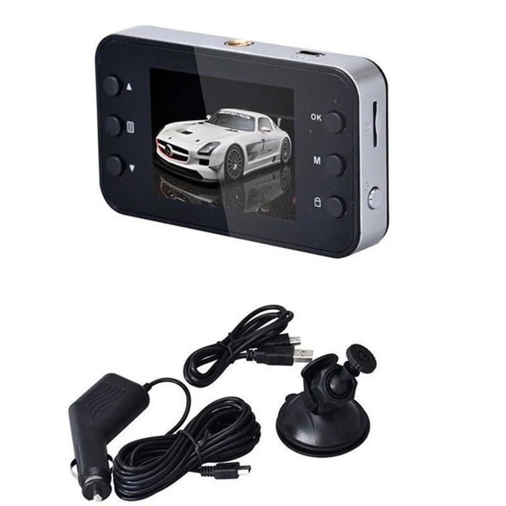 K6000 full HD 1080P hot sales vehicle DVR  factory Wholesale cheap car blackbox 2.4'TFT PIXEL 30W dashcam for driving recording