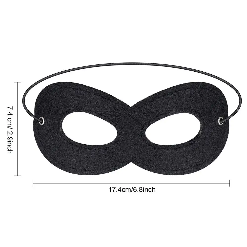 Войлочные маски для глаз Zhongrun косплея на Рождество день рождения