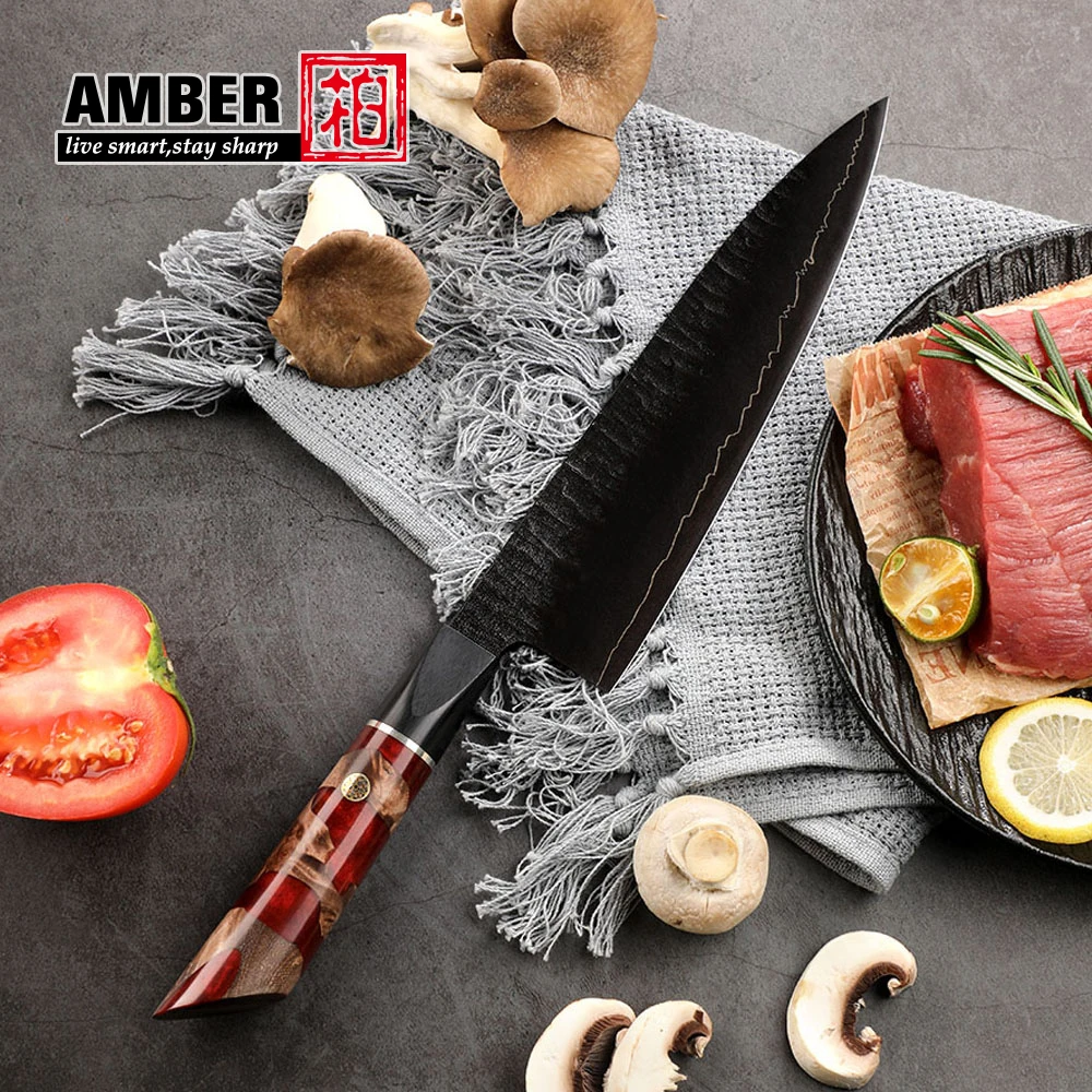 8 Inch Professional Japanese Chef Knife Vg10 Super Carbon Japanese Chef Knife Wood Handle Knives for Gyuto