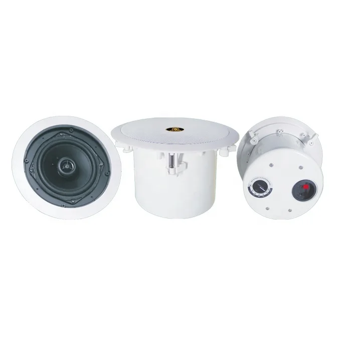 RH-AUDIO High Quality Metal Grill Coaxial Ceiling Speaker with Metal Back Cover