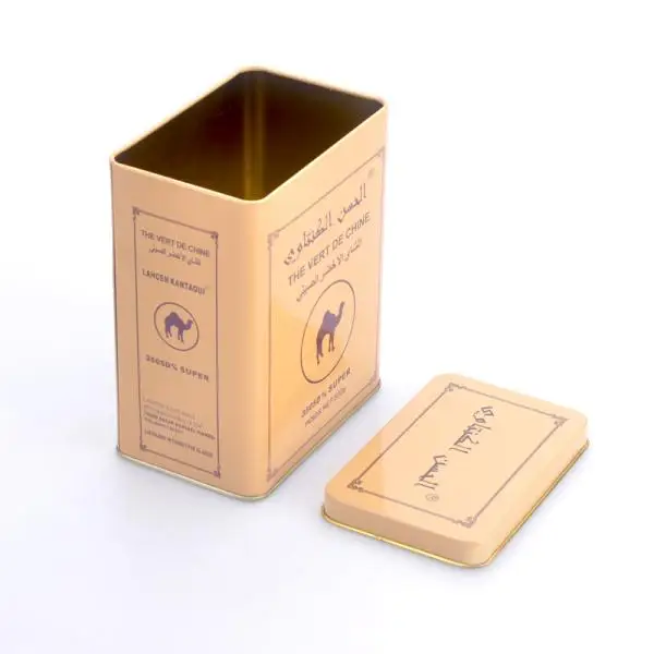 Wholesale empty food grade coffee can factory price metal tea coffee tin packaging