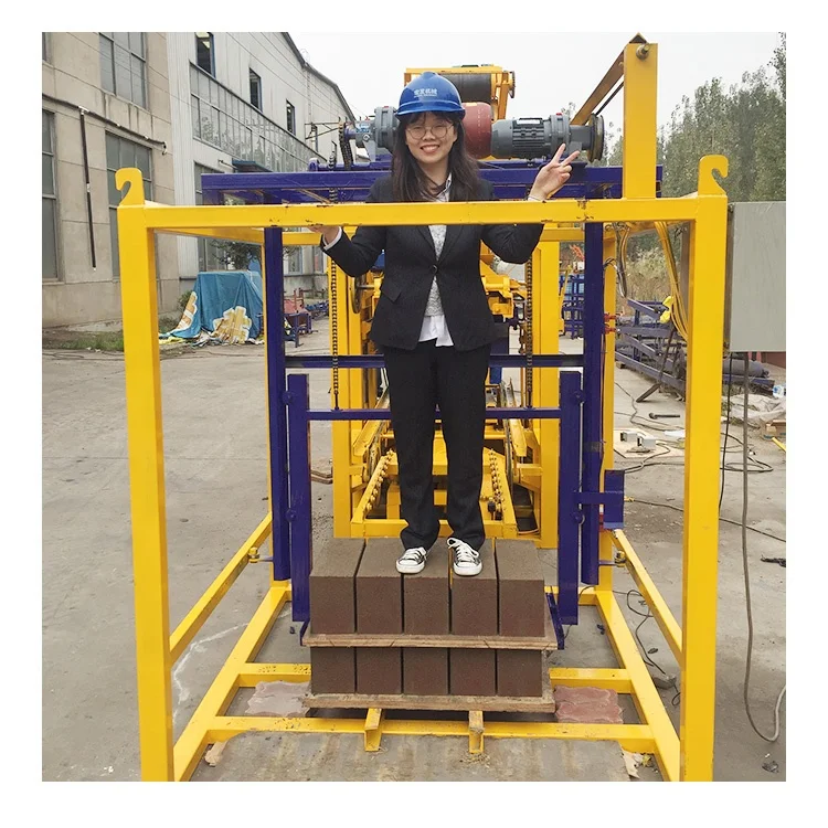 QT4-26D machine de fabrication de briques brick molding machine small block making machine