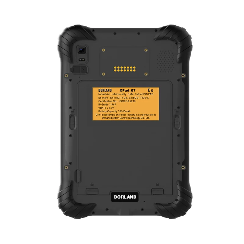 8 inch 4GB  Industrial Intrinsically Safe tablet forNFC DORLAND XPad_07 explosion proof tablet for oil and gas