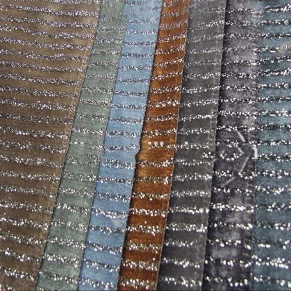 Shiny Warp Knitted Velveteen Sofa Fabric