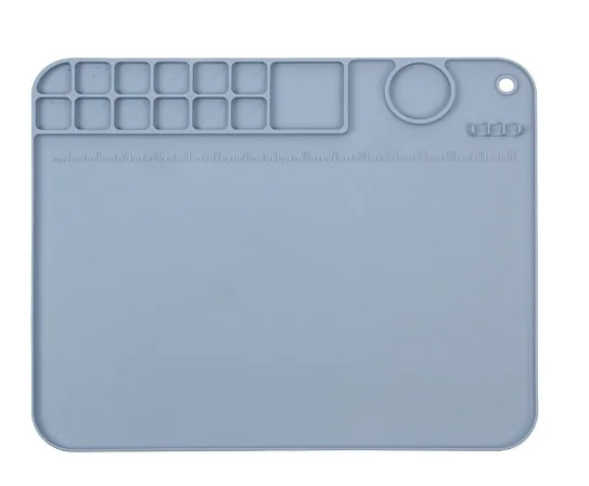 Silicone paint mat personalized custom art craft mat for kids lovely color dinning table water silicone paint mat