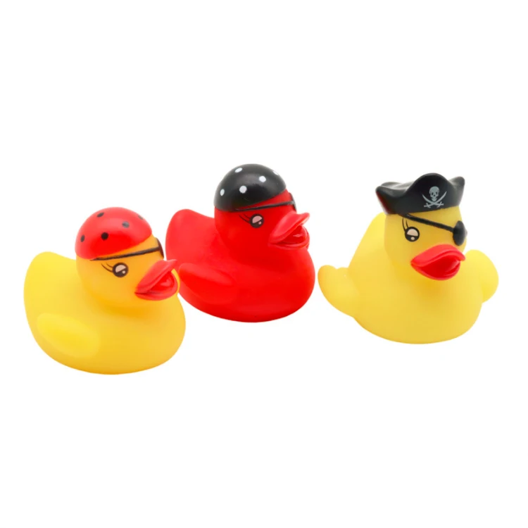 Custom Design Cute Soft Toy Swimming Floating Big Rubber Duck Bathtub Squeeze Sounding Squeaky Bath Duck