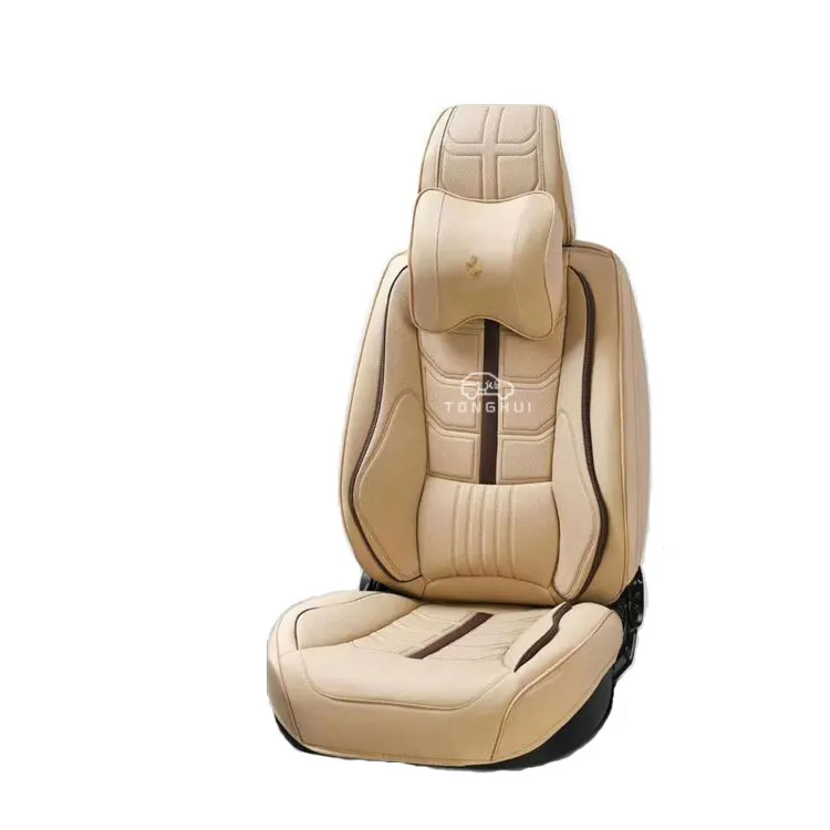 2022 New Design Trending Luxury Whole Leather Comfortable Car Seat Covers Color Customization
