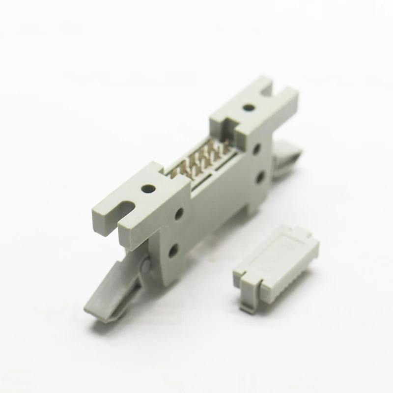 2.0mm spacing height 8.7/11.5mm shrouded Ejector header IDC for PCB board latched bo 2mm pitch dc ejector header connector