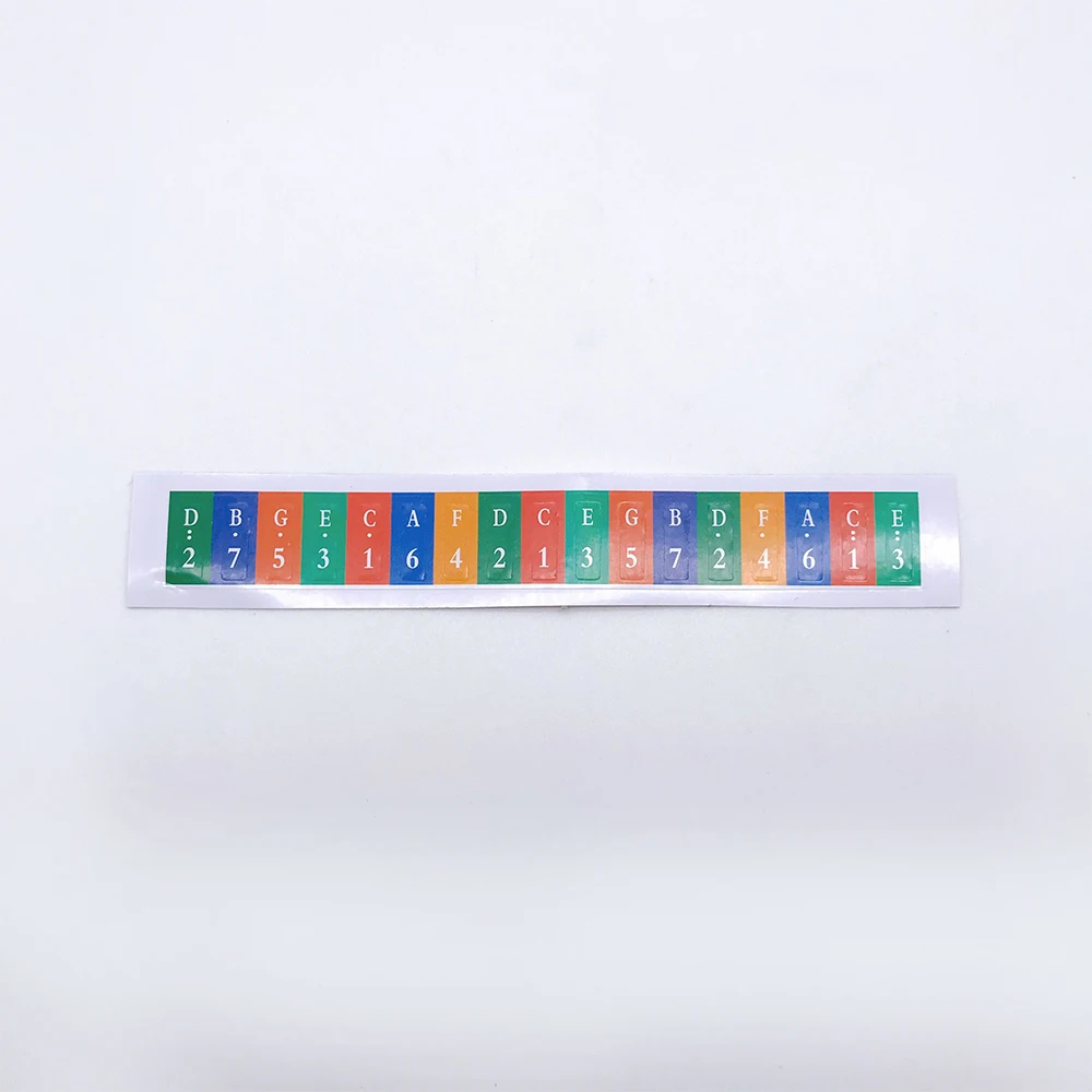 17 Key Kalimba Thumb Piano Notes Stickers Key Decal Musical Instrument Accessories