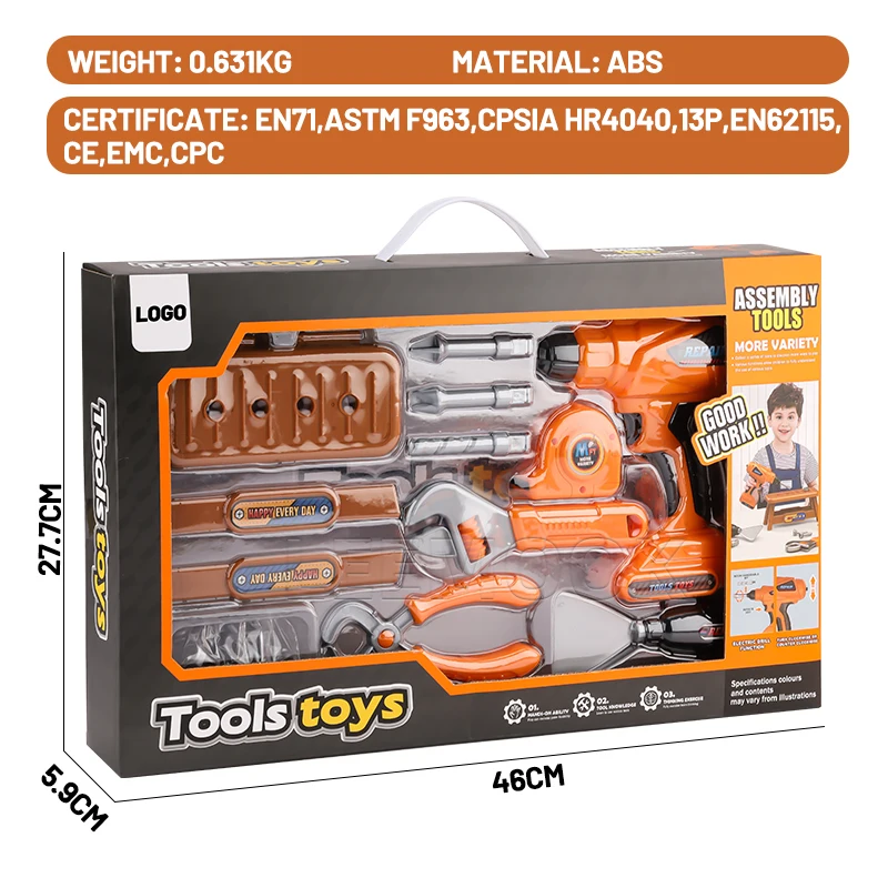 Leemook wholesale children tool toys pretend play educational toys play house tools toys